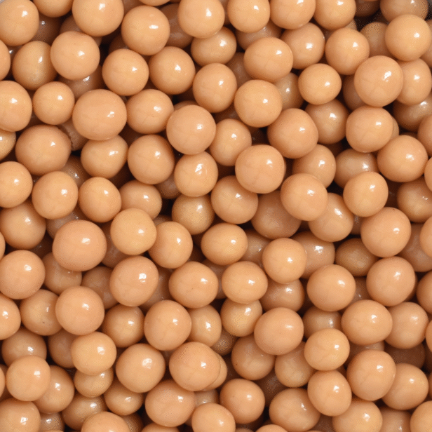 Crispy Choco Ball 5 – kulki karmel — Małe kuleczki zbożowe oblane karmelową czekoladą. Średnica: 5 mm.