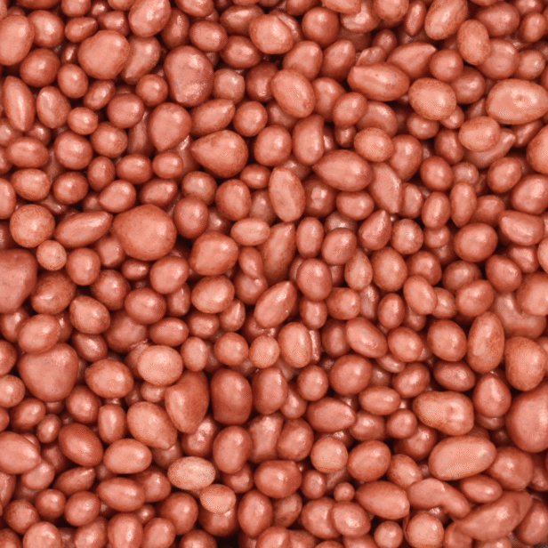 Choco Perle Copper Crunch — Czekoladowa posypka dekoracyjna, kolor miedziany.