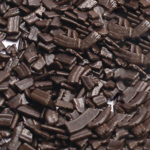 Scaglietta – kwadraciki ciemne — Posypka, kwadraciki z surogatu ciemnej czekolady.